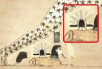 پاپیروس ۳۰۰۰ ساله مصری، بشقاب پرنده‌ای را بر فراز ابوالهول نشان می‌دهد!
