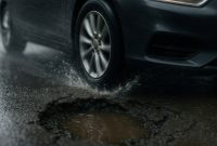 چاله‌های آسفالت خیابان چگونه خودروی شما را نابود می‌کنند؟