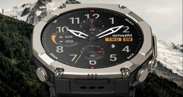 ساعت هوشمند Amazfit T-Rex Ultra 2 با تیتانیوم درجه 5، صفحه نمایش 3000 نیت و باتری بزرگ معرفی شد ساعت هوشمند Amazfit T-Rex Ultra 2 با تیتانیوم درجه 5، صفحه نمایش 3000 نیت و باتری بزرگ معرفی شد
