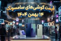 لیست قیمت گوشی های سامسونگ – امروز ۱۴ بهمن ۱۴۰۴
