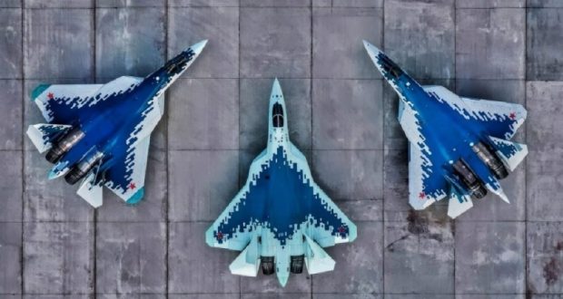 نیروهای هوافضای روسیه جنگندههای ارتقا یافته Su-57 را دریافت کردند نیروهای هوافضای روسیه جنگندههای ارتقا یافته Su-57 را دریافت کردند