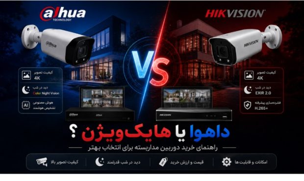 داهوا یا هایک‌ویژن؟ راهنمای خرید دوربین مداربسته برای انتخاب بهتر